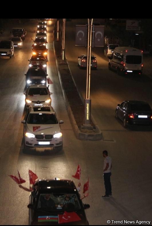 Rally held in Turkey in support of Azerbaijan (PHOTO)