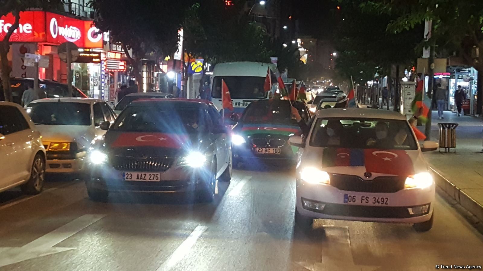 Rally held in Turkey in support of Azerbaijan (PHOTO)