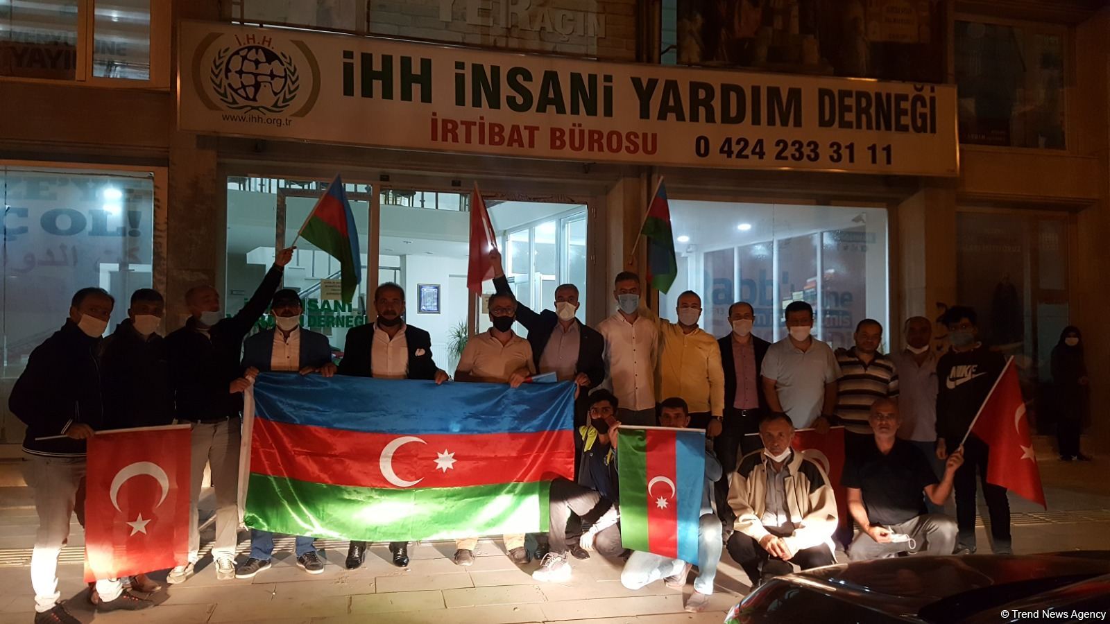 Rally held in Turkey in support of Azerbaijan (PHOTO)