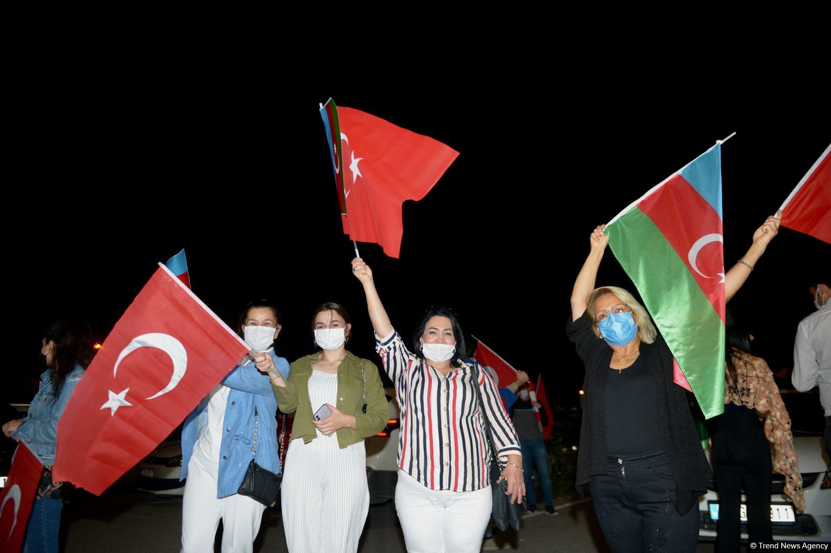 Rally held in Turkey in support of Azerbaijan (PHOTO)