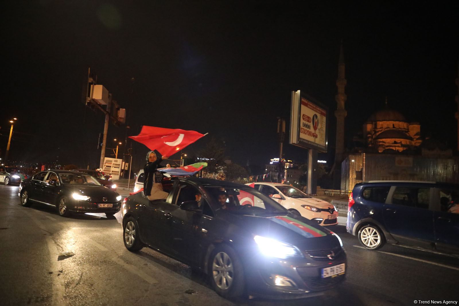 Rally held in Turkey in support of Azerbaijan (PHOTO)