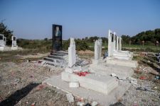 Armenian Armed Forces deliberately bombard cemetery in Azerbaijan's Aghdam (PHOTO)