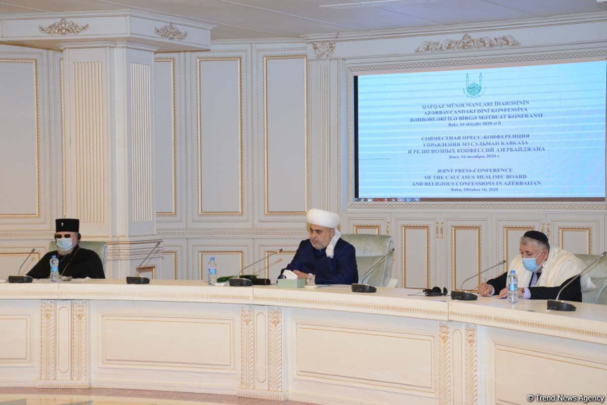 Caucasian Muslims Office, religious representatives of Azerbaijan issue statement (PHOTO)