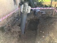 Unexploded missile on territory of Azerbaijan’s Goranboy (PHOTO)
