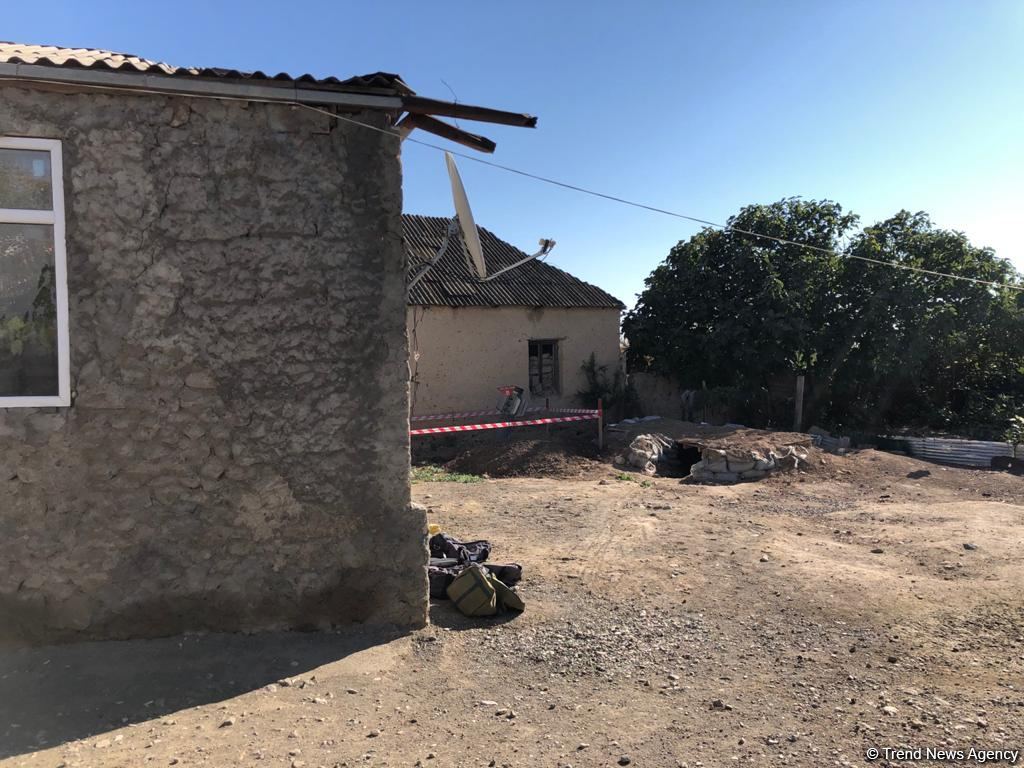 Unexploded missile on territory of Azerbaijan’s Goranboy (PHOTO)