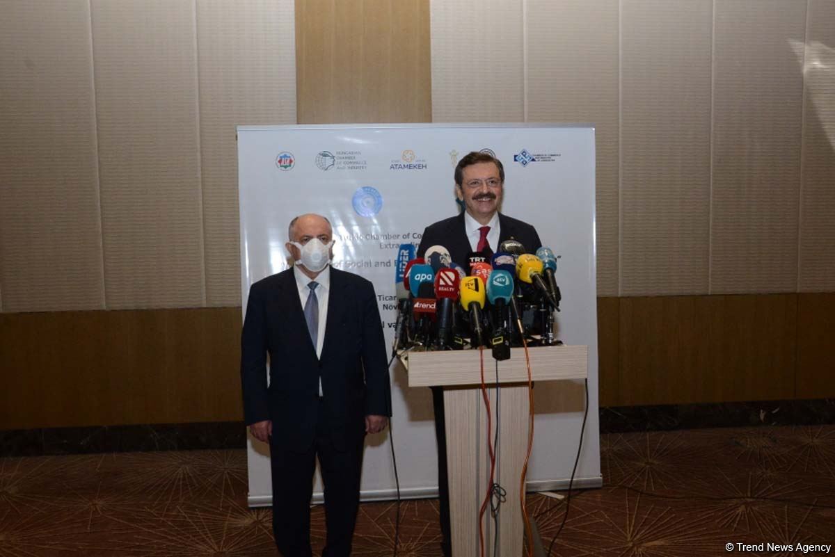 Turkish delegation in Baku to support Azerbaijan - TOBB (PHOTO)