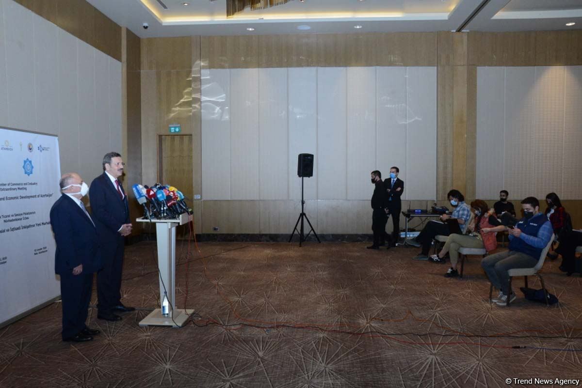 Turkish delegation in Baku to support Azerbaijan - TOBB (PHOTO)