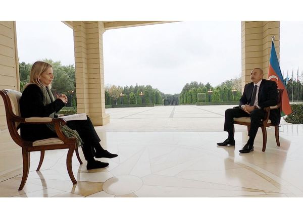 Chronicles of Victory (November 9, 2020): Azerbaijani president interviewed by BBC News (PHOTO/VIDEO)
