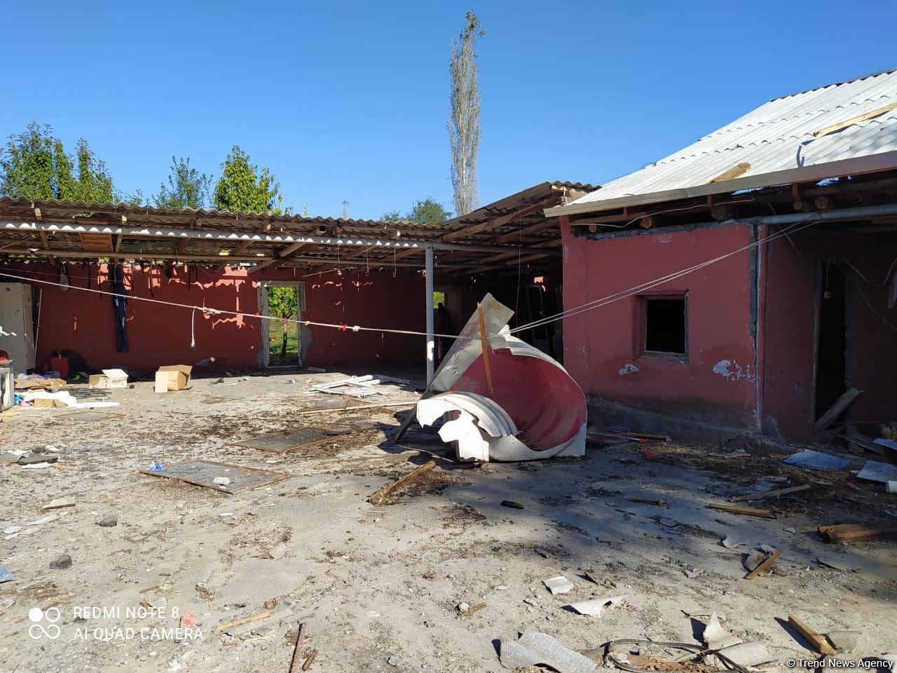 Armenian Armed Forces bombard Tartar's Askipara village, inflict serious damages (PHOTO)