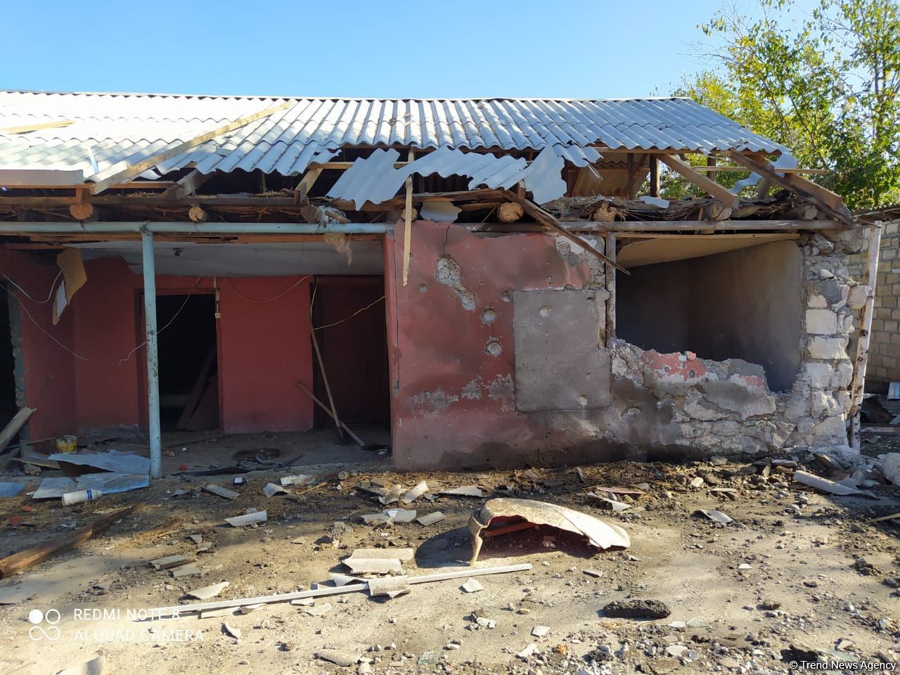 Armenian Armed Forces bombard Tartar's Askipara village, inflict serious damages (PHOTO)