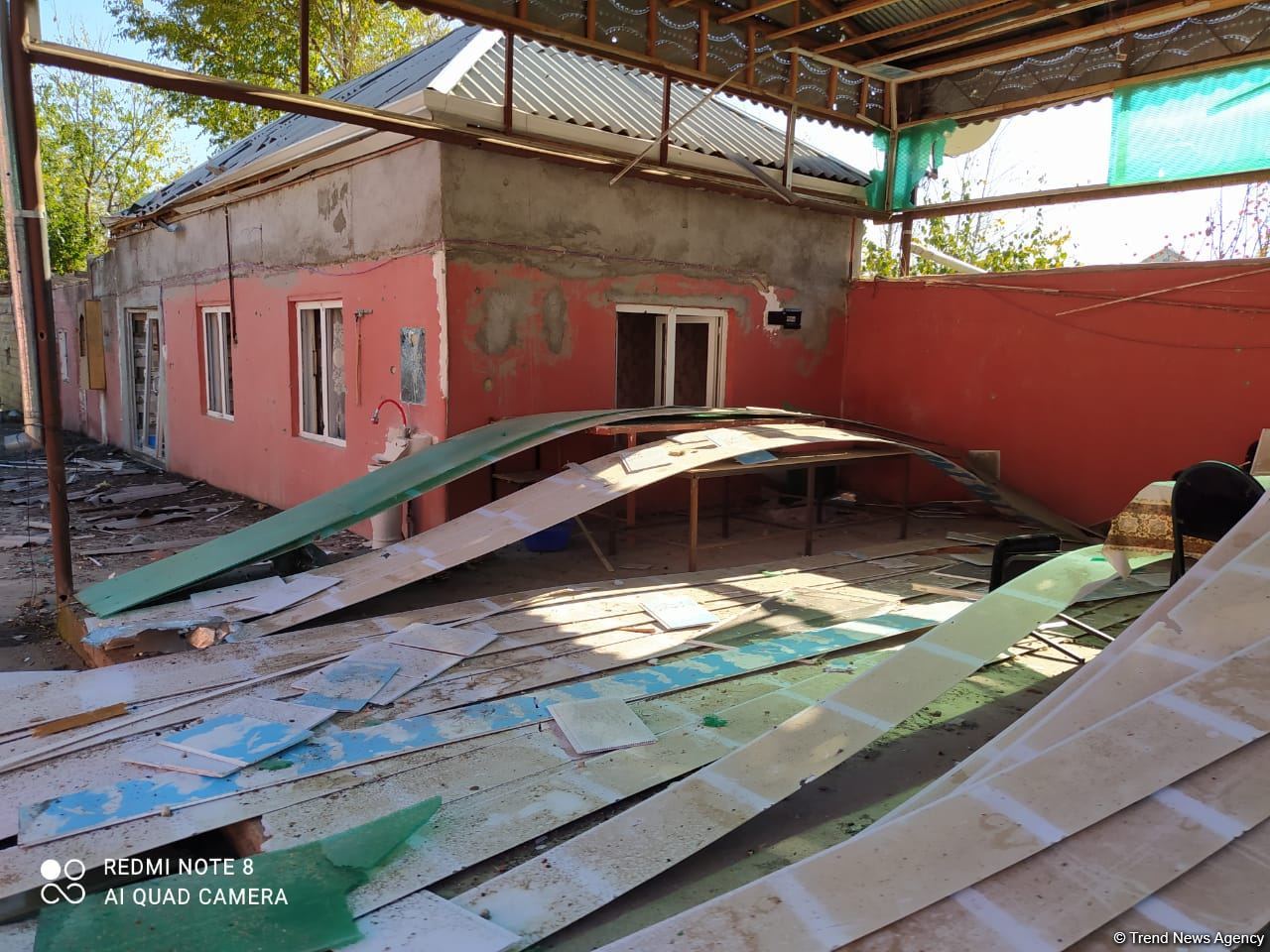 Armenian Armed Forces bombard Tartar's Askipara village, inflict serious damages (PHOTO)