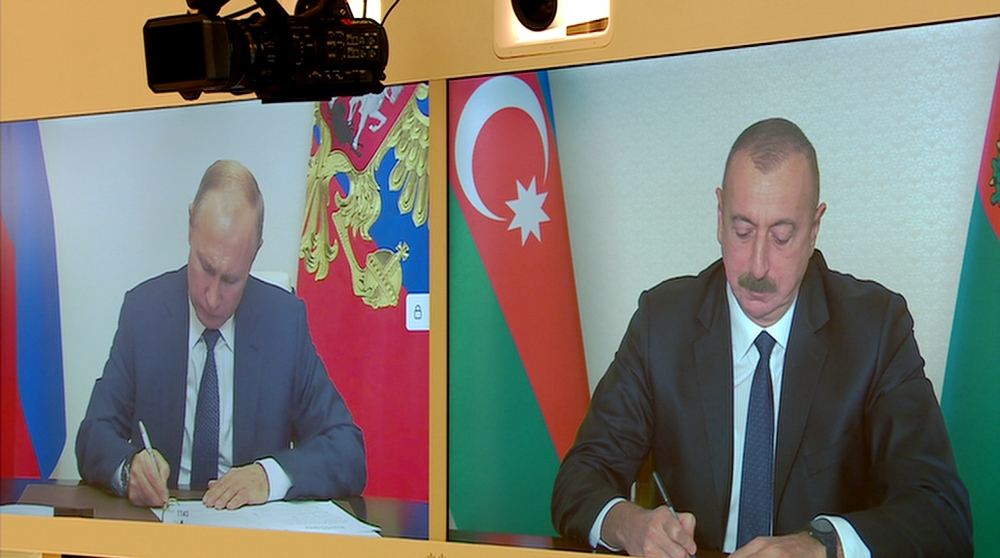 Presidents of Azerbaijan, Armenia, Russia make joint statement