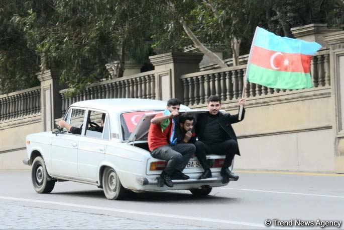 Azerbaijan celebrating victory, restoring historical justice (PHOTOS)