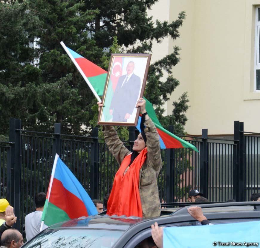 Azerbaijan celebrating victory, restoring historical justice (PHOTOS)