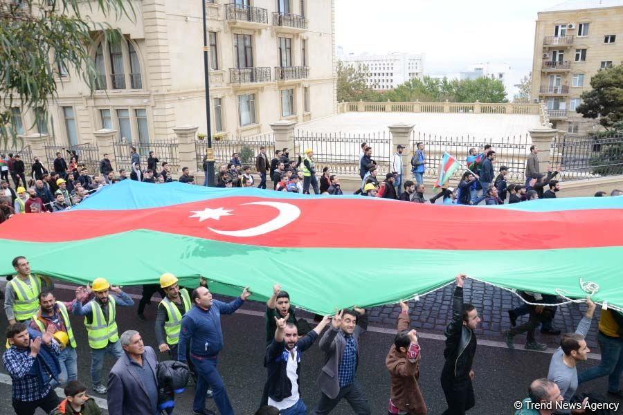 Azerbaijan celebrating victory, restoring historical justice (PHOTOS)
