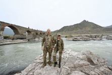 Azerbaijani president, first lady visit Fuzuli, Jabrayil liberated from occupation (PHOTO)