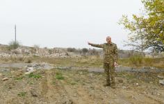 Azerbaijani president, first lady visit Fuzuli, Jabrayil liberated from occupation (PHOTO)