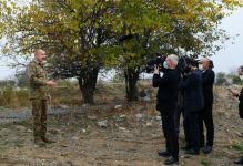 Azerbaijani president, first lady visit Fuzuli, Jabrayil liberated from occupation (PHOTO)