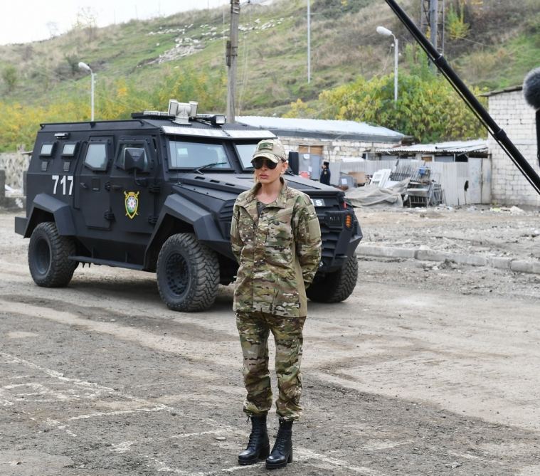 Azerbaijani president, first lady visit Fuzuli, Jabrayil liberated from occupation (PHOTO)