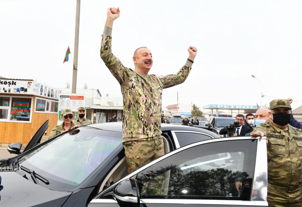 Azerbaijani president, first lady visit Fuzuli, Jabrayil liberated from occupation (PHOTO)