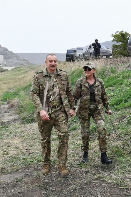 Azerbaijani president, first lady visit Fuzuli, Jabrayil liberated from occupation (PHOTO)