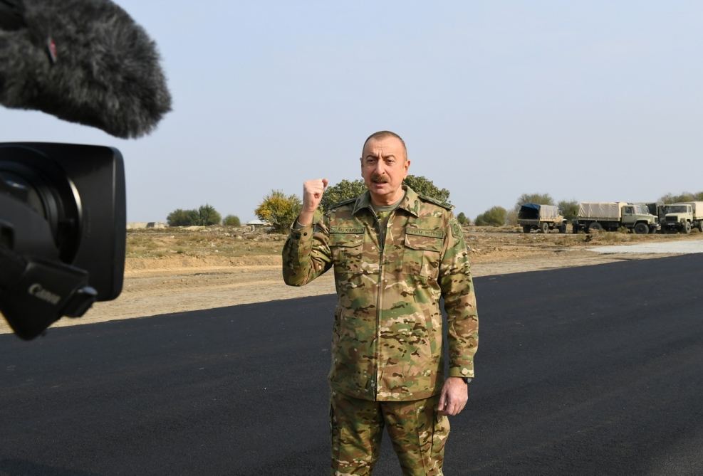 Azerbaijani president, first lady visit Fuzuli, Jabrayil liberated from occupation (PHOTO)