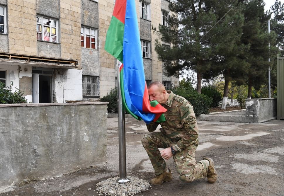 Azerbaijani president, first lady visit Fuzuli, Jabrayil liberated from occupation (PHOTO)