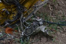 Journalists in liberated Fuzuli shown 'Tochka-U' missile wreckage - results of Armenian attacks (PHOTO/VIDEO)