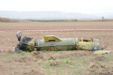 Journalists in liberated Fuzuli shown 'Tochka-U' missile wreckage - results of Armenian attacks (PHOTO/VIDEO)