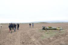 Journalists in liberated Fuzuli shown 'Tochka-U' missile wreckage - results of Armenian attacks (PHOTO/VIDEO)