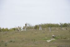 Armenians completely destroy cemetery in Fuzuli district (PHOTO)