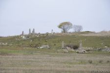 Armenians completely destroy cemetery in Fuzuli district (PHOTO)