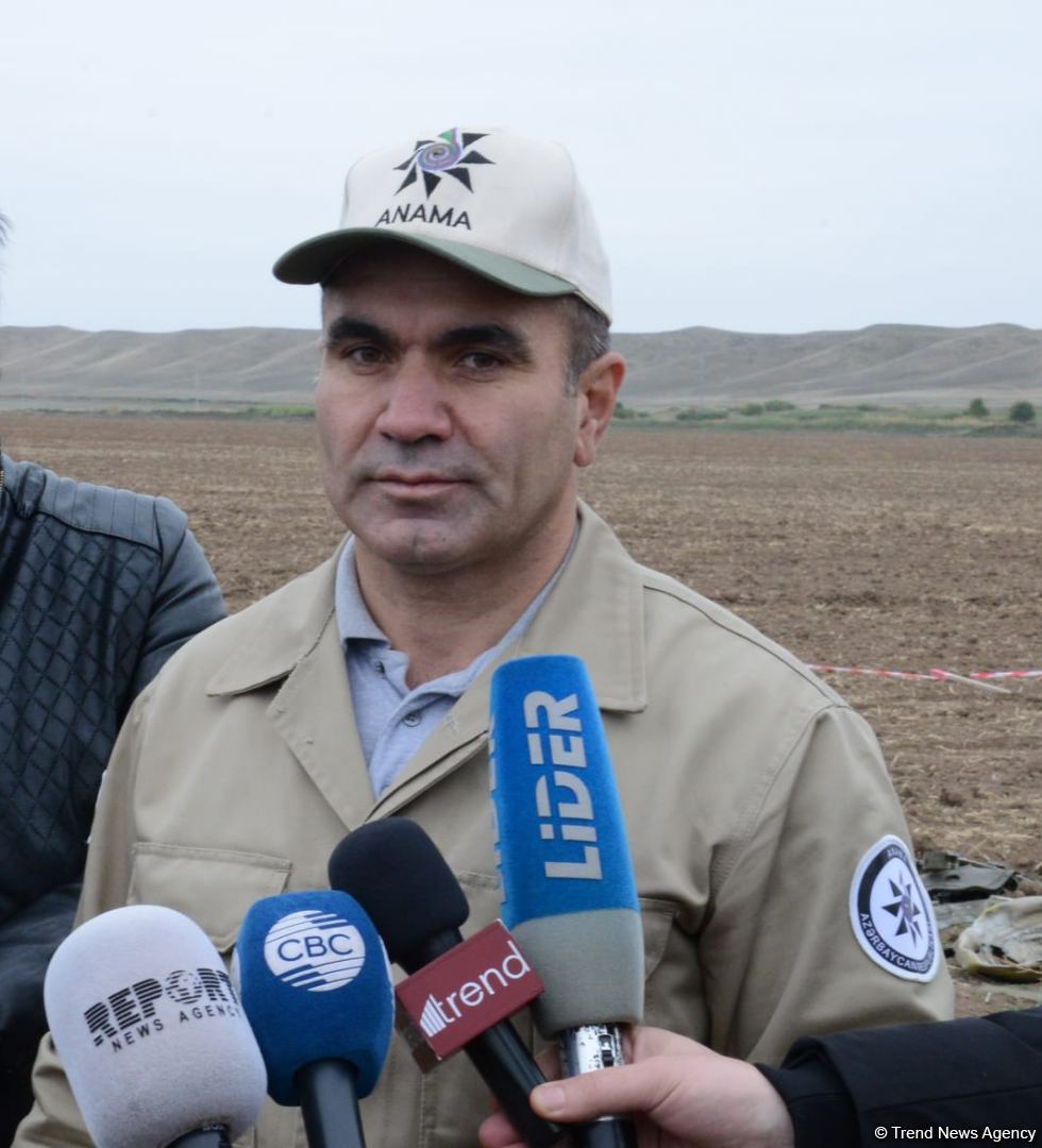 Journalists in liberated Fuzuli shown 'Tochka-U' missile wreckage - results of Armenian attacks (PHOTO/VIDEO)
