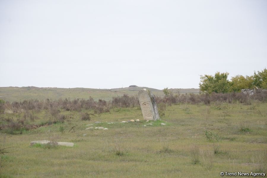 Armenians completely destroy cemetery in Fuzuli district (PHOTO)