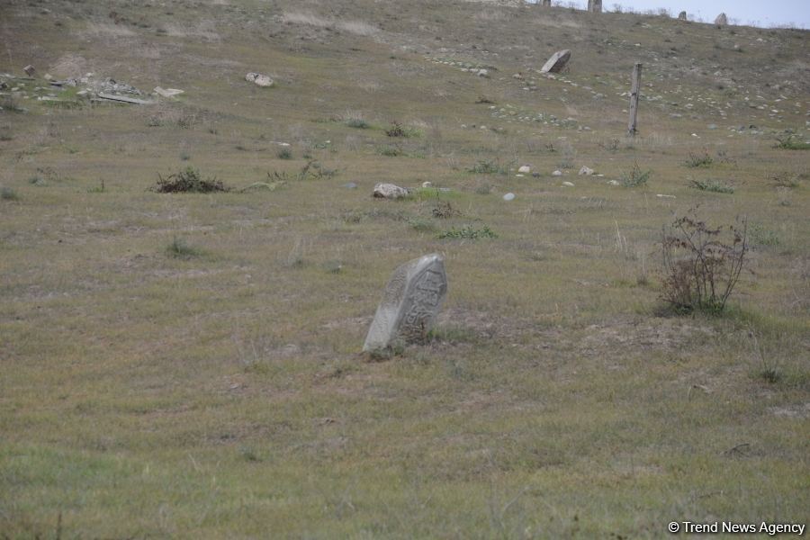 Armenians completely destroy cemetery in Fuzuli district (PHOTO)