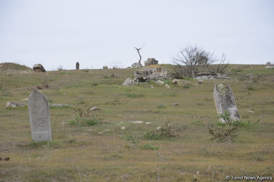 Armenians completely destroy cemetery in Fuzuli district (PHOTO)