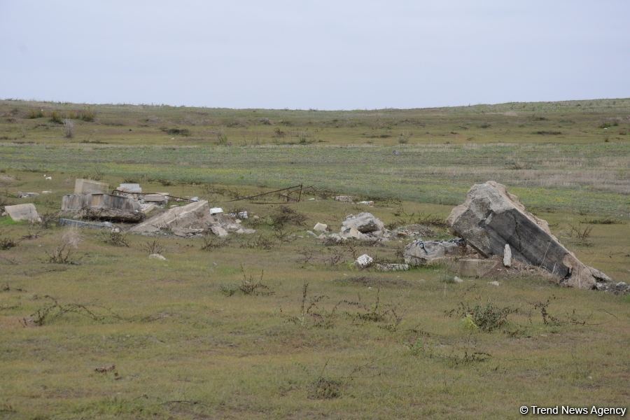 Armenians completely destroy cemetery in Fuzuli district (PHOTO)
