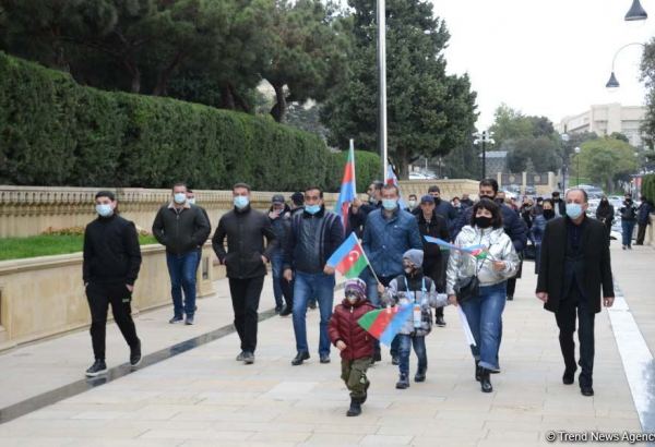 Victory march on liberation of Aghdam district held in Baku (PHOTOS)