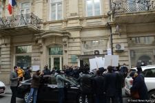 Civil organizations hold rally in front of French embassy in Baku (PHOTO)