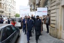 Civil organizations hold rally in front of French embassy in Baku (PHOTO)