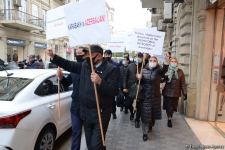 Civil organizations hold rally in front of French embassy in Baku (PHOTO)