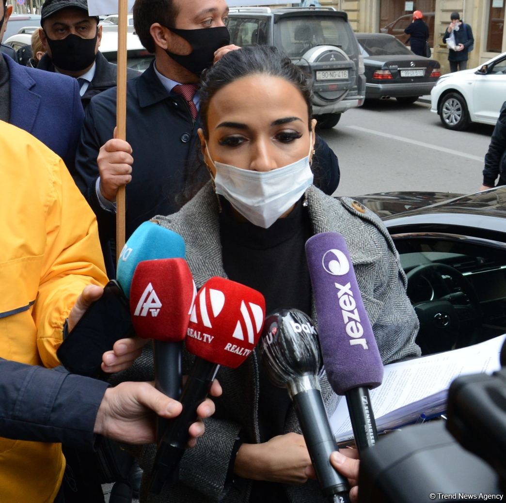 Civil organizations hold rally in front of French embassy in Baku (PHOTO)