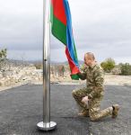 President Ilham Aliyev and first lady Mehriban Aliyeva visit liberated from occupation Aghdam city (PHOTO)