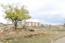 President Ilham Aliyev and first lady Mehriban Aliyeva visit liberated from occupation Aghdam city (PHOTO)