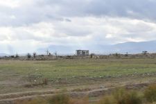 President Ilham Aliyev and first lady Mehriban Aliyeva visit liberated from occupation Aghdam city (PHOTO)