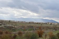 President Ilham Aliyev and first lady Mehriban Aliyeva visit liberated from occupation Aghdam city (PHOTO)