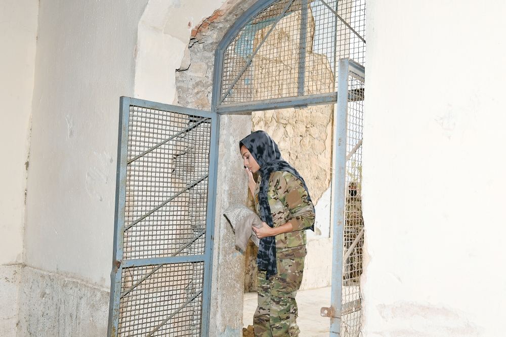 President Ilham Aliyev and first lady Mehriban Aliyeva visit liberated from occupation Aghdam city (PHOTO)