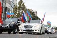 Baku residents hold rally celebrating Kalbajar's liberation (PHOTOS)
