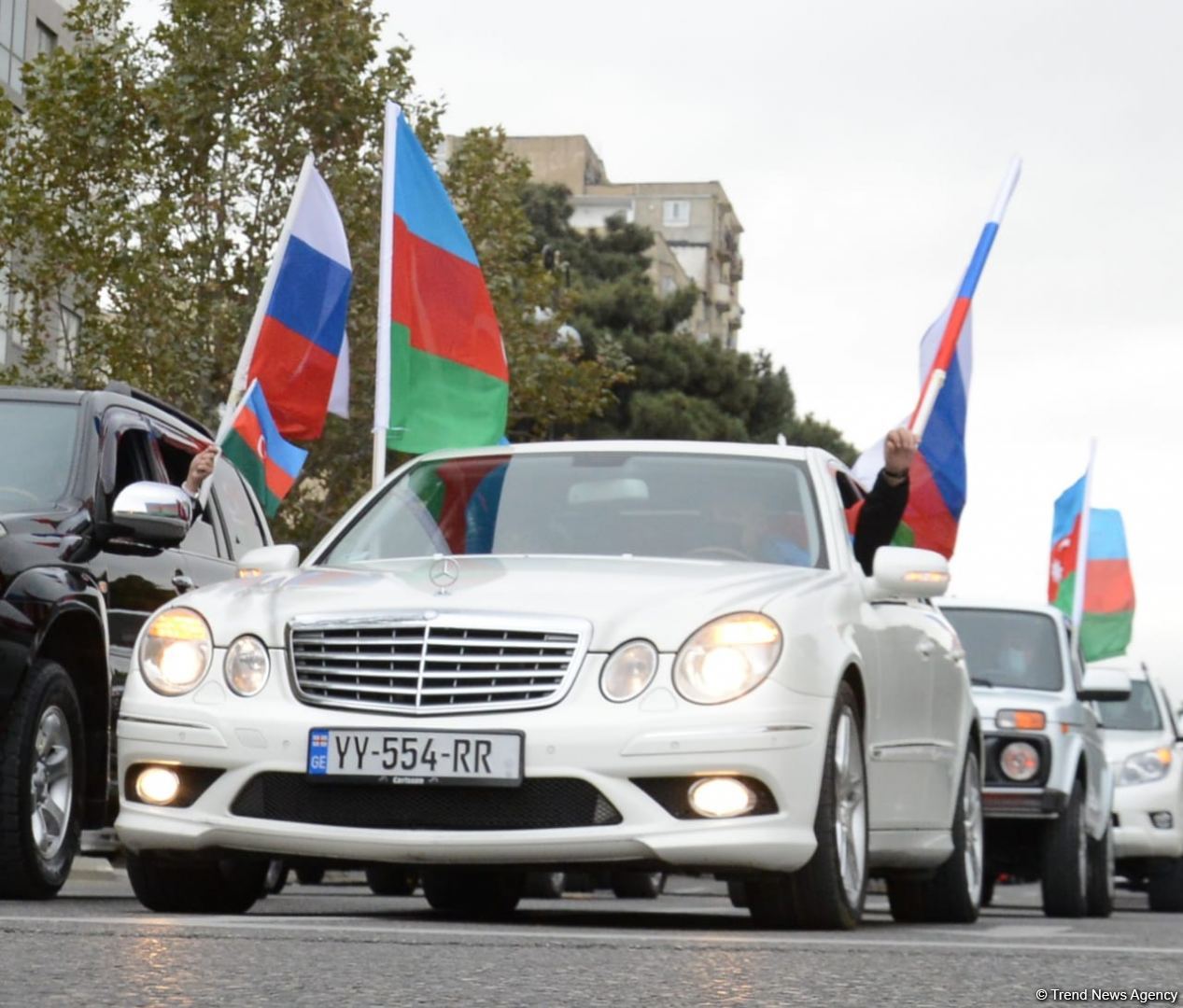 Baku residents hold rally celebrating Kalbajar's liberation (PHOTOS)