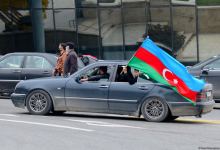 Festive procession in Baku in connection with liberation of Azerbaijan’s Lachin district (PHOTO)